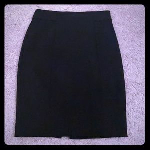 H&M black pencil skirt size 2